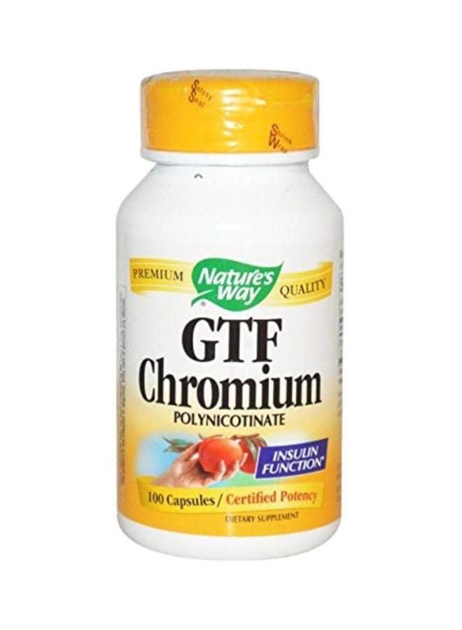 Gtf Chromium - 100 Capsules