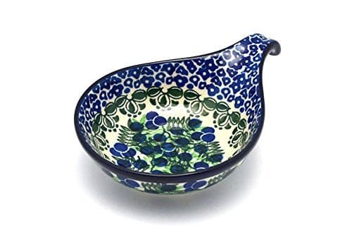 Polish Pottery SpoonLadle Rest Huckleberry