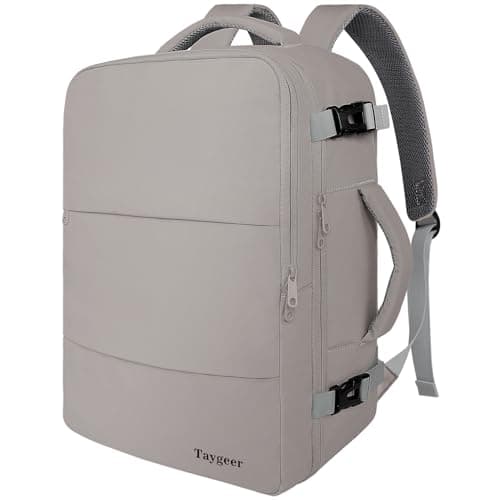 Taygeer Laptop Backpack Purse for Women Backpack for College Essentials with 156inch Laptop Compartment Travel Bag Airline Approved CarryOn Work Bag for Nursing Doctor Business Travel Brown