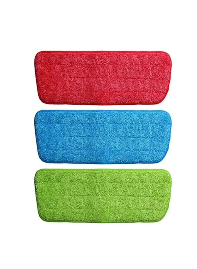 3-Piece Microfiber Mop Replacement Cleaning Pad Set