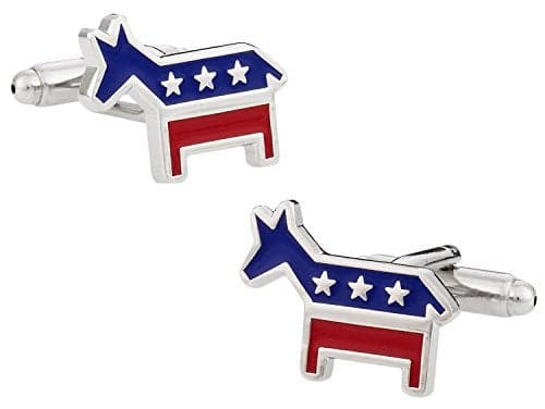 Cuff-Daddy Democrat Donkey Cufflinks with Presentation Box