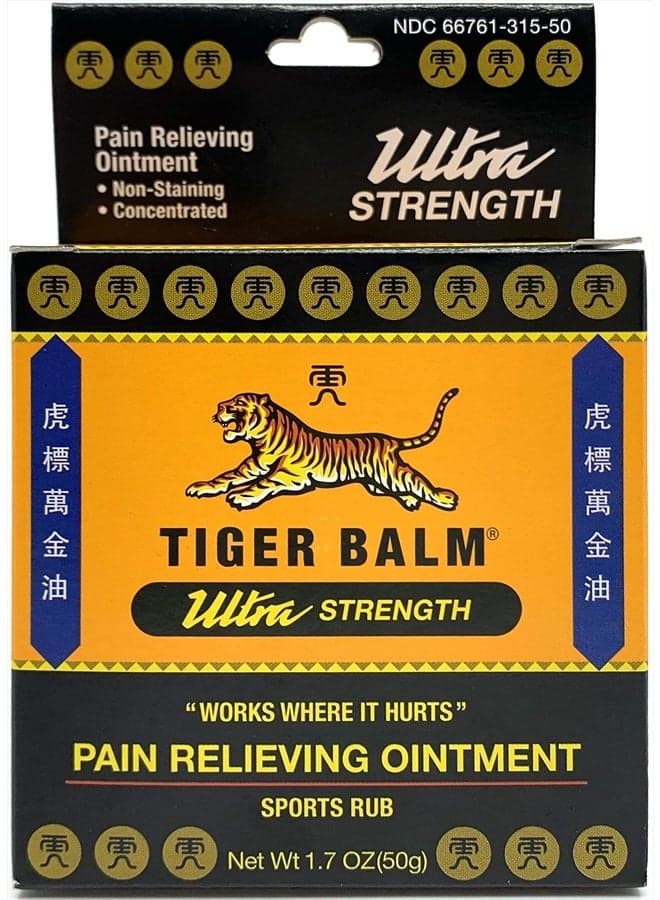 Pain Relieving Ointment, Sports Ultra, 50g – Professional Size – Sports Rub Ultra Strength – Relief for Hand Arthritis Ultra