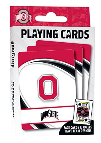 MasterPieces Unisex Sports Playing Cards NCAA Ohio State Buckeyes 54 Card Deck