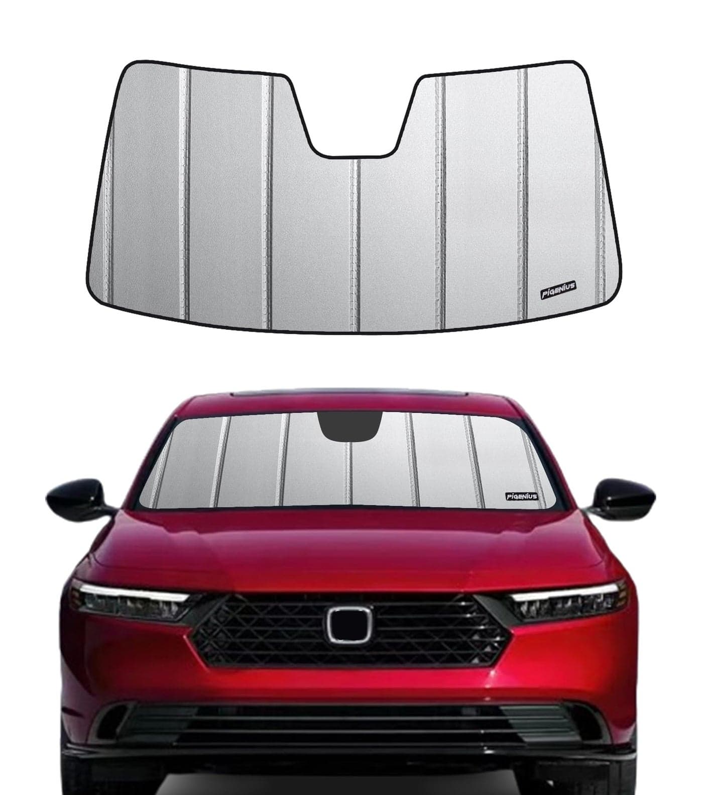 Pigenius Windshield Sun Shade for Honda Accord 2023-2025 Front Window Sunshade - Safeguard