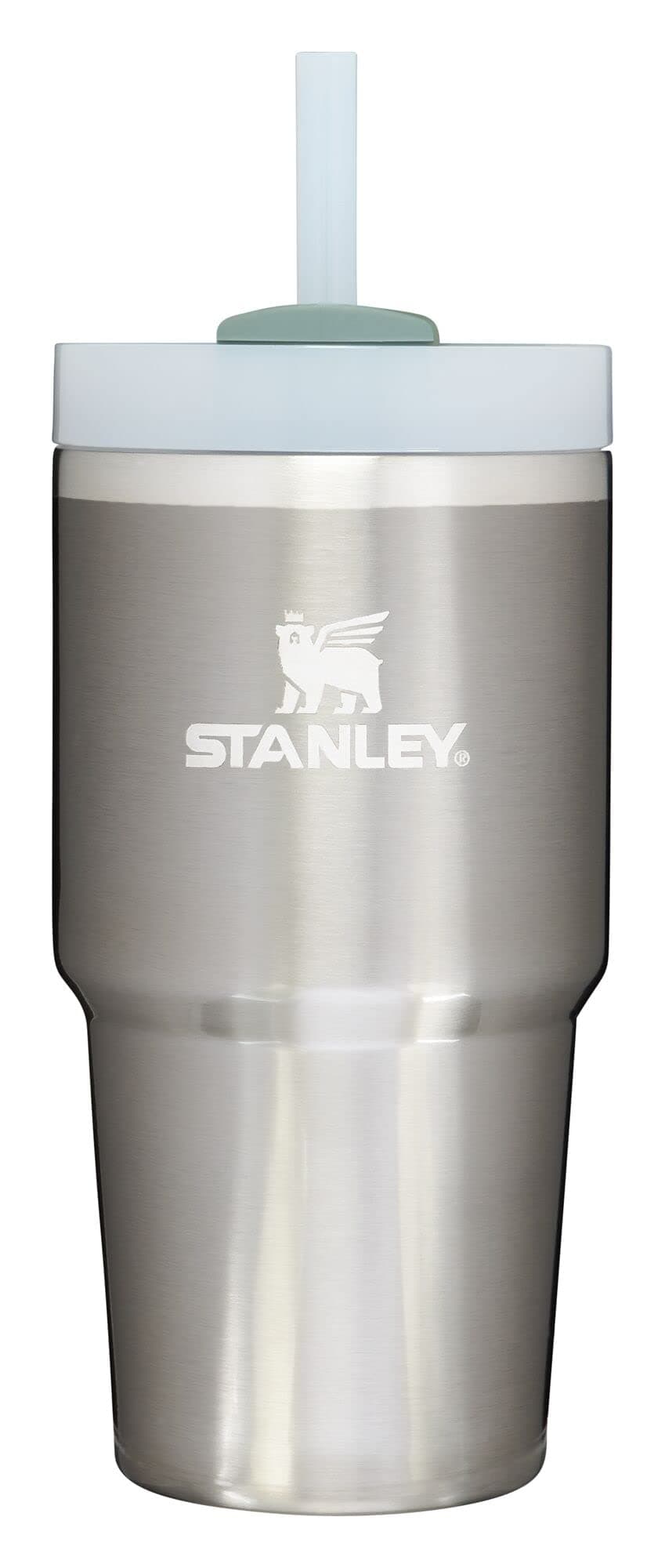 Stanley Quencher H2.0 Tumbler with Straw 20 oz | Twist On 3-Way Lid | Cupholder Compatible for Travel | Insulated Stainless Steel Cup | BPA-Free | Stainless Steel Shale