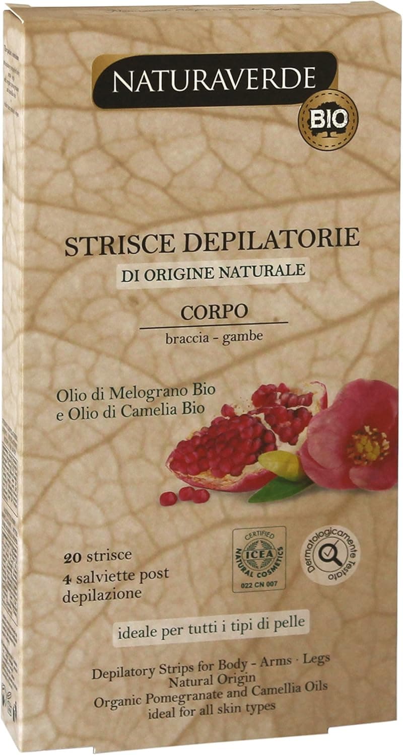Naturaverde Hair Removal Strips Body Pack of 10