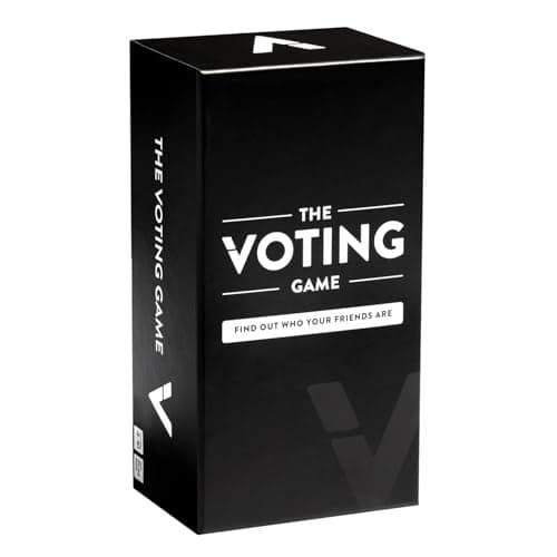 The Voting Game - The Hilarious Adult Party Card Game About Finding Out Who Your Friends are for White Elephant Parties, Stocking Stuffers + Board Games Night with Friends