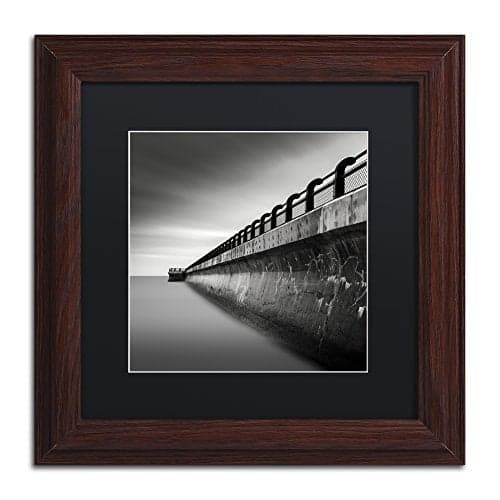 Trademark Fine Art Water Works 2 by Dave MacVicar Wood Frame, 11 by 11", Black Matte