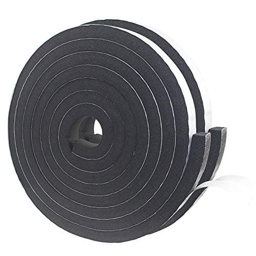 DGSL Foam Insulation Tape, 1In x 3/4In x 33Ft Weather Stripping Door Seal Strip for Doors and Windows,Sliding Door, Soundproofing Door Seal,Weatherstrip,Air Conditioning Seal Strip