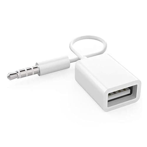 Audio Cable Adapter 3.5mm Male AUX Plug Jack to USB Female Cord CD Players PC AUX Cables Adapter for Conference Education Entertainment Games Cinema Restaurants