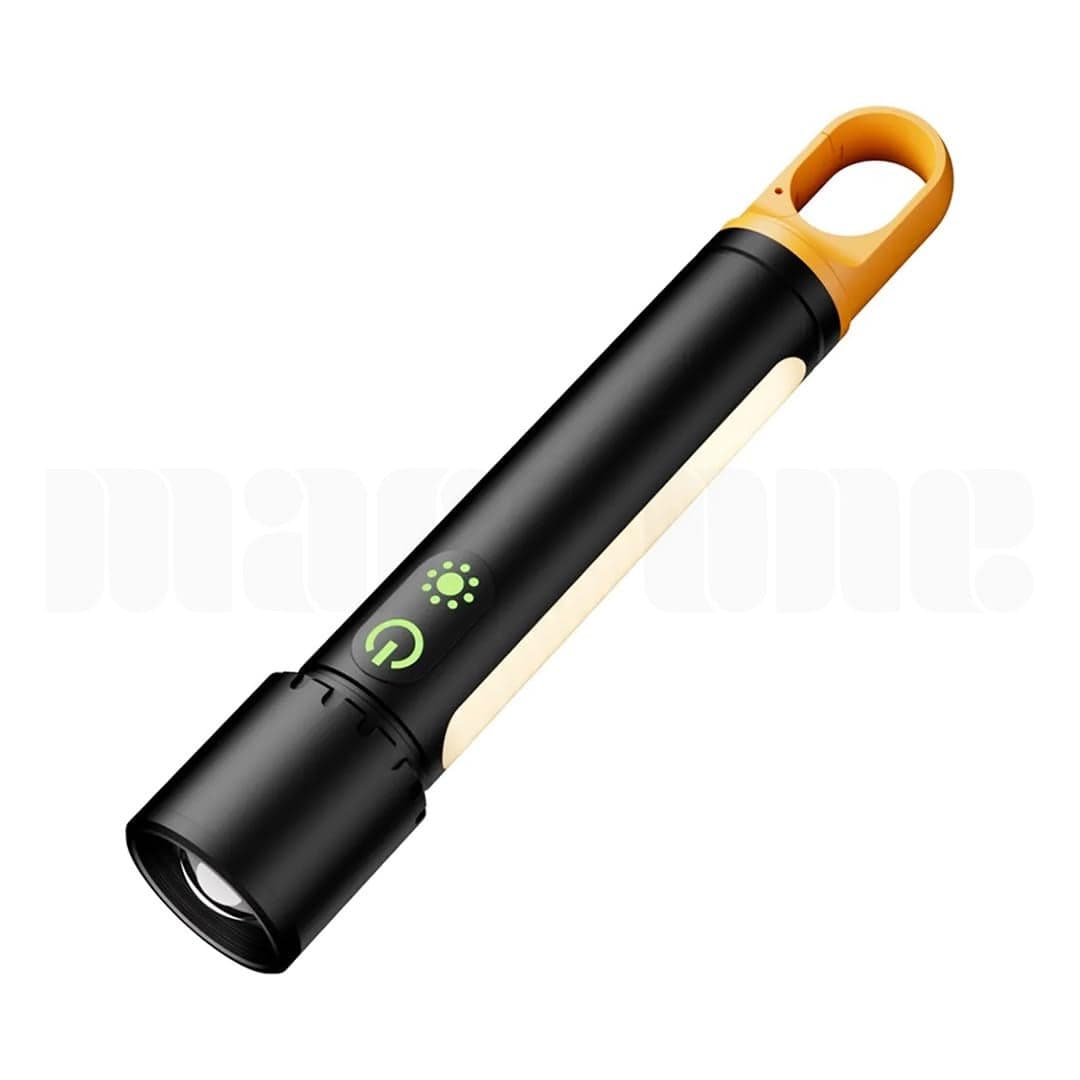 Marrone Rechargeable Flashlights High Lumens Super Bright Flash Light Power Bank Light Zoomable LED Flashlight with 9 Light Modes Portable Light Flash Lights for Camping