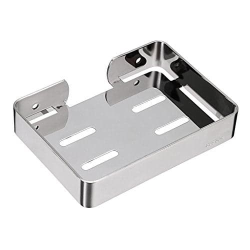 Sumnacon Soap Dish Holder Stainless Steel Wall Mounted, Heavy Duty Soap Tray,Shower Soap Saver,Sponge Holder for Bathroom Shower Kitchen Counter Top (Silver)