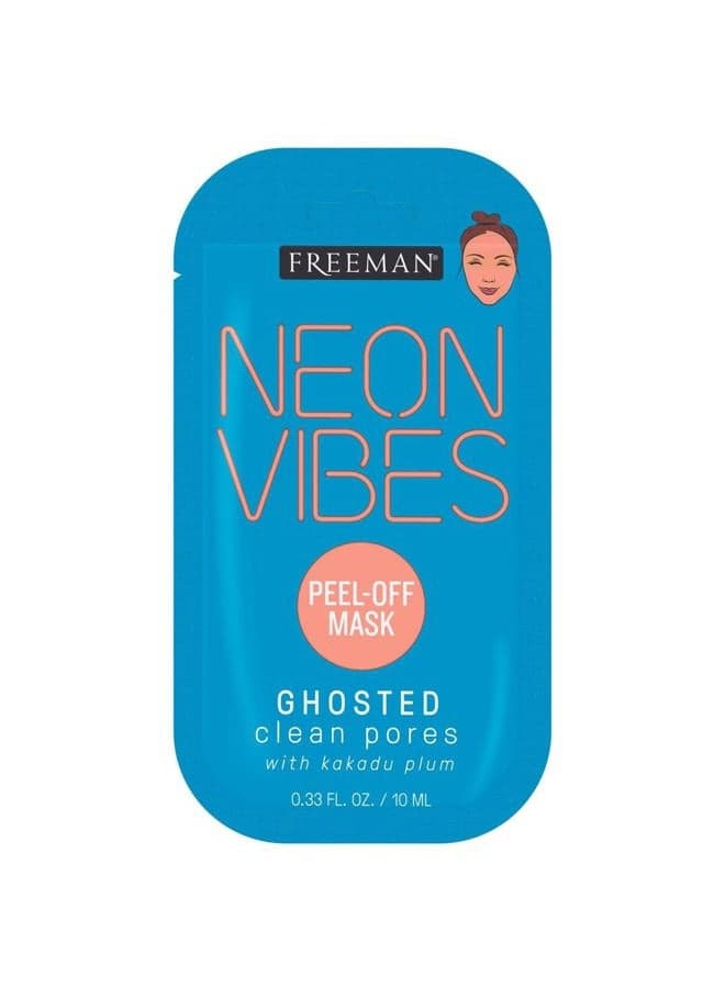 Beauty, Neon Vibes, Ghosted, Clean Pores Peel-Off Mask, 0.33 fl oz (10 ml)