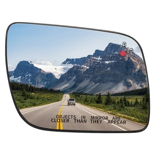 LOIYLLEN Passenger Side Mirror Replacement for Ford Explorer 2011 2012 2013 2014 2015 2016 2017 - Right Side Mirror Glass, Rear View Mirrors Glass with Power Heated & Blind Spot (BB5Z17K707D)
