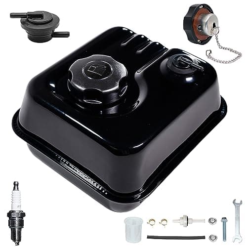 JMCHstore Gas Fuel Tank w/Roll Over Valve for Predator 212 6.5HP Hemi Engine, For Harbor Freight Loncin Motor 210FA 212cc Engine Modle, OEM Gas Tank Kit 60363