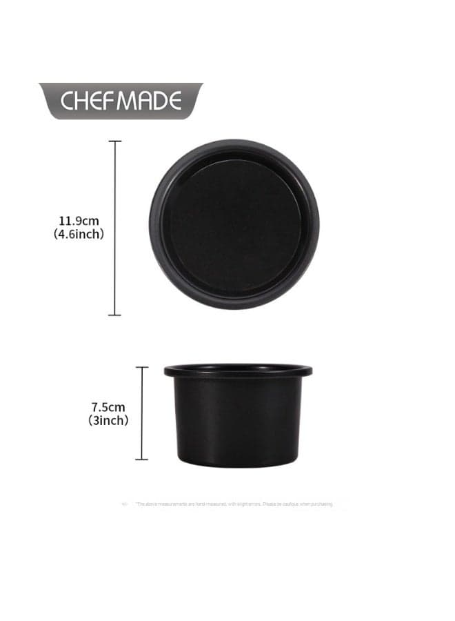 Black Non-Stick Removable Bottom Cake Pan
