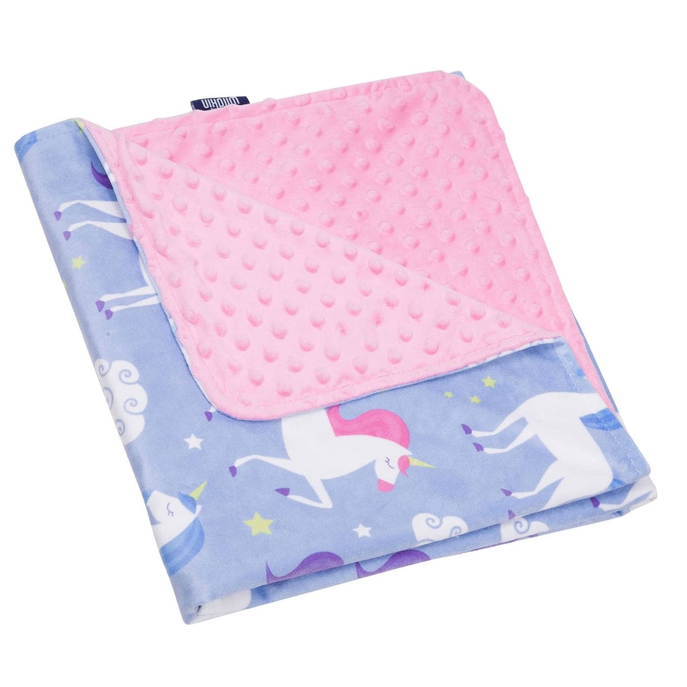 Wildkin Plush Throw Blanket for Toddler Boys and Girls, Perfect Size for Daycare and Ideal for Travel, Super Soft Throw Blankets Measures 39.5 x 28 x 0.5 Inches (Unicorn)