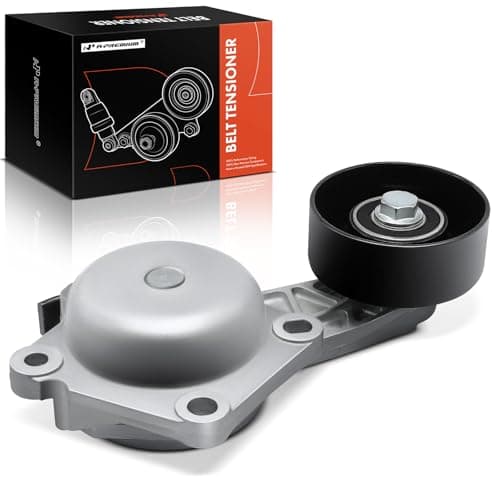 A-Premium Belt Tensioner Assembly with Pulley Compatible with Ford F-150 2010-2014, F-250/F-350 Super Duty 2011-2022, F-350 2015-2016, E-350/E-450 Super Duty 2017-2019, Lobo 2011-2014, 6.2L