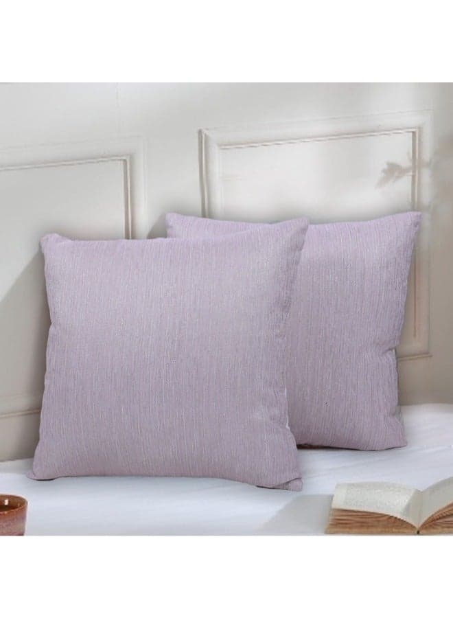 Satin Blush Pink Blush 16x16 Inch Decorative Cushion & Cushion Cover-Set of 2