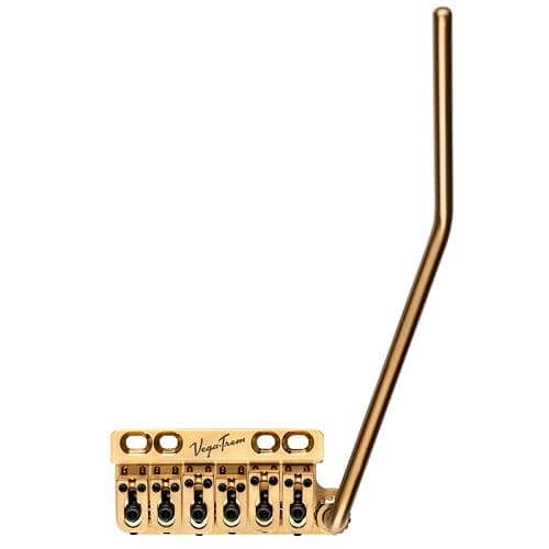 VegaTrem VT1 UltraTrem Standard 6Screw Stratocaster Guitar Tremolo Bridge For Strat No Mods Easy Installation Gold Right