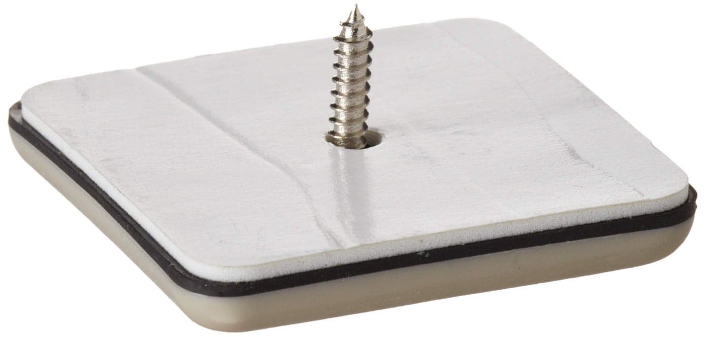 Shepherd Hardware 9244 218Inch Square Adhesive Slide Glide Furniture Sliders 4Pack Beige