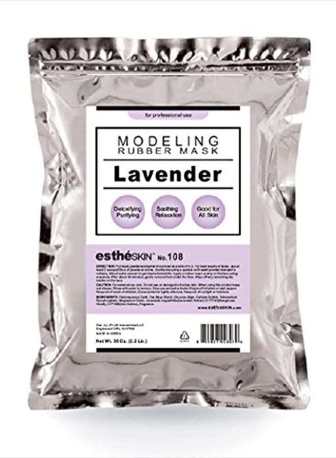 No.108 Lavender Modeling Mask Powder for Professional Facial Treatment, 35 Oz. (1 pack)