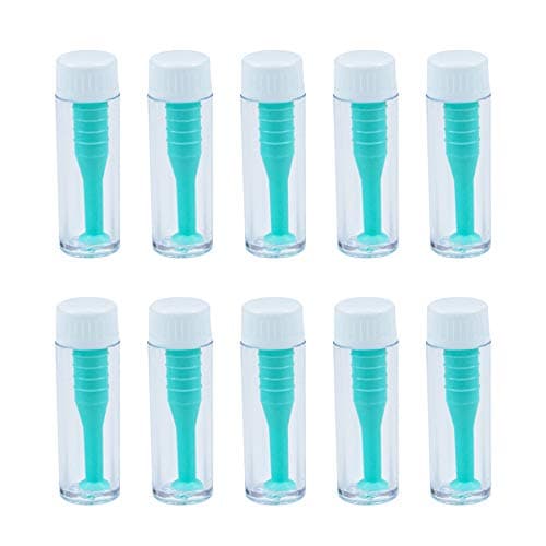AUEAR, Pack of 10 Soft Silicone Contact Scleral Lens Insertion Tool Plunger for Hard Lenses Green Color