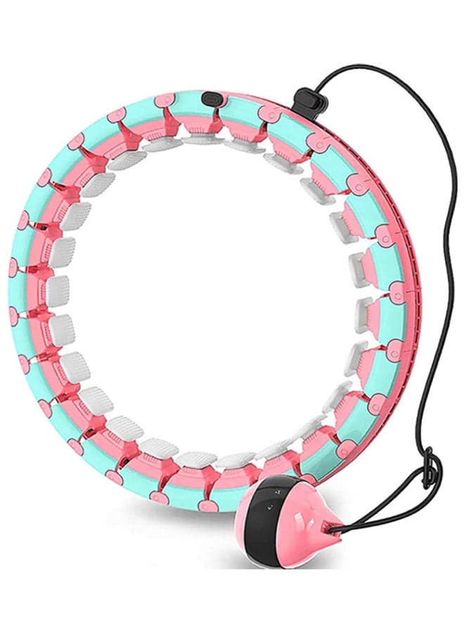 24-Section Adjustable Smart Hula Hoop with Soft Gravity Ball
