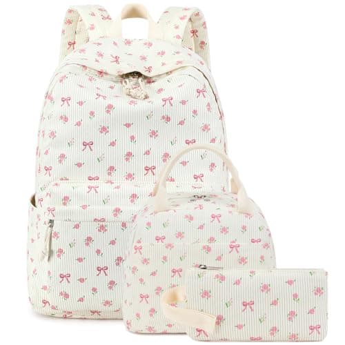 BTOOP School Backpacks for Teen Girls Bookbags Set Lightweight Kids Backpack School Bags with Lunch Box Pencil Case
