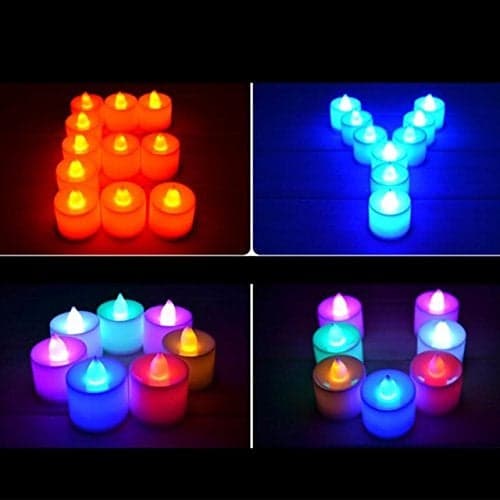 AtneP 24x LED TLight Candles for Home Decoration Festival Decor Diwali Christmas