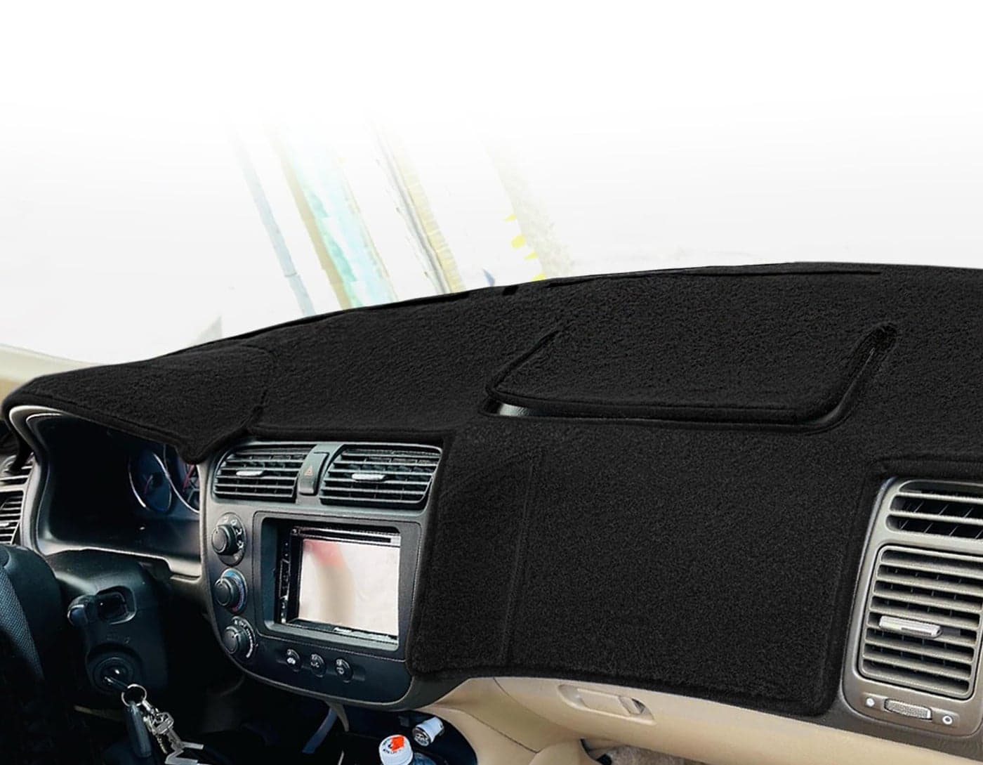 Dash Cover Mat Custom Fit for 2001 2002 2003 2004 2005 Honda Civic Dashboard Cover Pad Carpet Protector F110