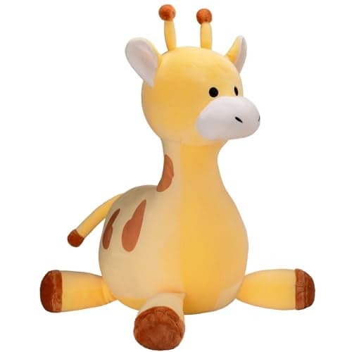 Crillop Weighted Plush Giraffe Stuffed Animal 24 inches4 lbs Soft Plushie for Kids and Adults Giraffe Medium
