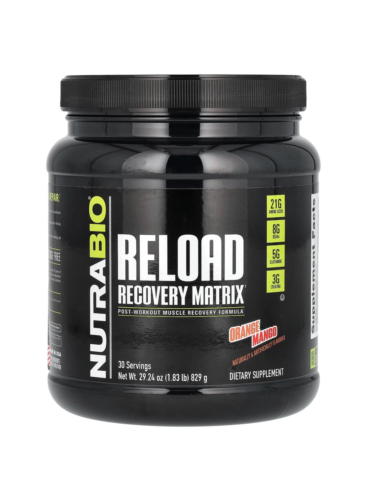 Reload Recovery Matrix, Orange Mango, 1.83 lb (829 g)