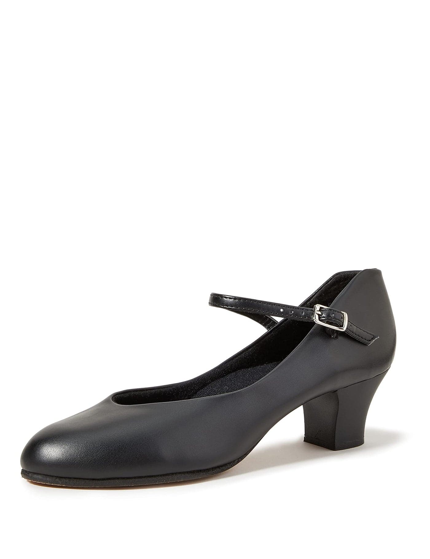 Capezio Student Footlight Character Dance Shoes Professional Dance Shoes For Women With NonSlip Heel Leather Upper Comfortable Design Stylish Supportive Character Shoe Black Size 65