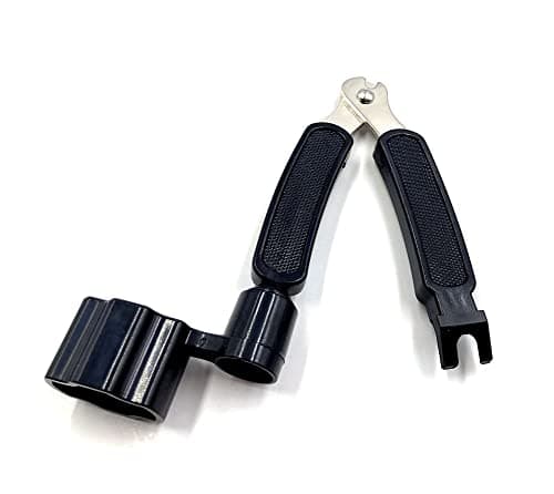 Professional Guitar String Winder Cutter and Bridge Pin Puller, 3 in 1 Multifunctional Guitar Maintenance Tool