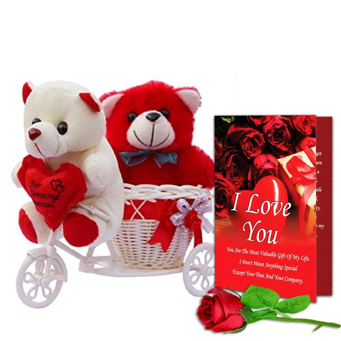 ME YOU Valentines Gift Hamper for GirlfriendWife Rose Day Chocolate Day Hug Day Gift Romantic Gift Valentines Week Day Gift Soft Toy Love Greeting Card Artificial Red Rose