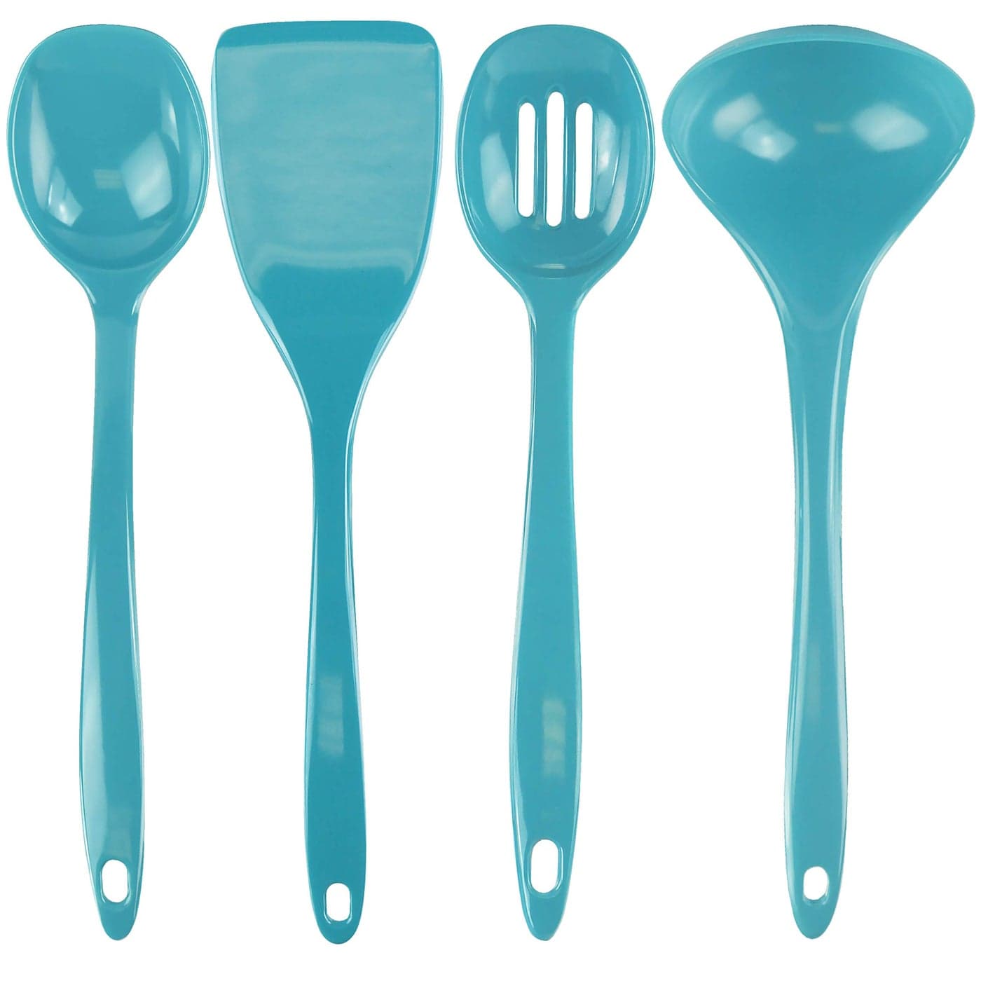 Calypso Basics by Reston Lloyd Melamine Utensil Set 4Piece Turquoise 81702