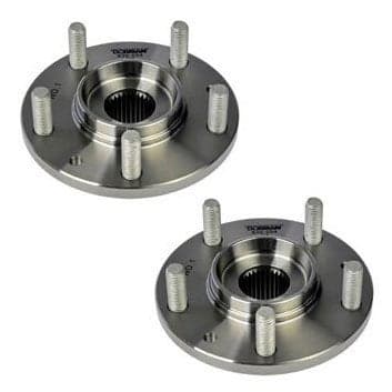 TRQ Front Wheel Hub Assembly Driver Left Side Passenger Right Side 2 Piece Set for 2009 2010 2011 2012 2013 Mazda 6 2006 2007 MazdaSpeed6