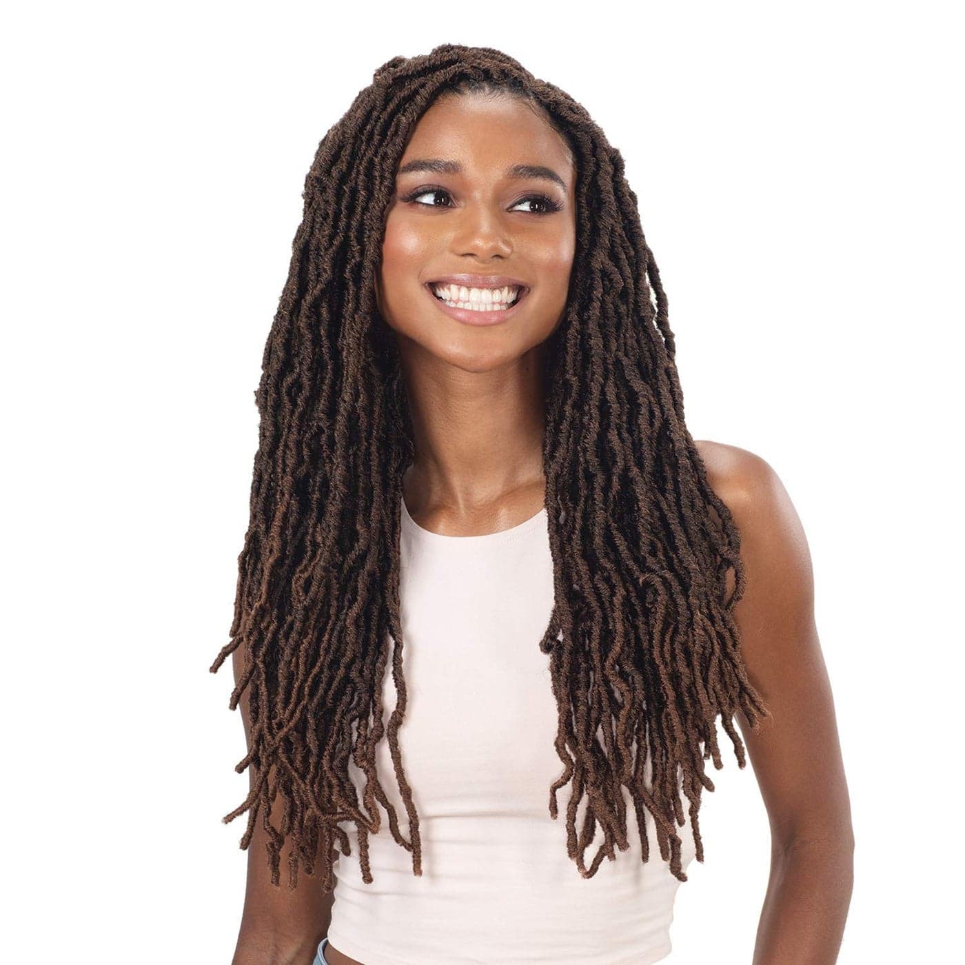 FreeTress Crochet Braids 3X Bona Loc 18" (1 Jet Black)