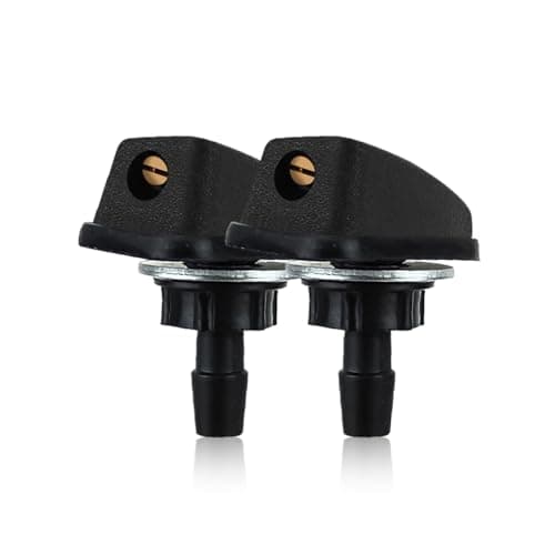 RGOAANC 2PCS Car Front Windshield Washer Nozzle Kit Automotive Wiper Nozzles 031Adjustable Vehicle Wiper Nozzle Replacements Universal Automotive Windshield Sprayer for Most Cars Trucks
