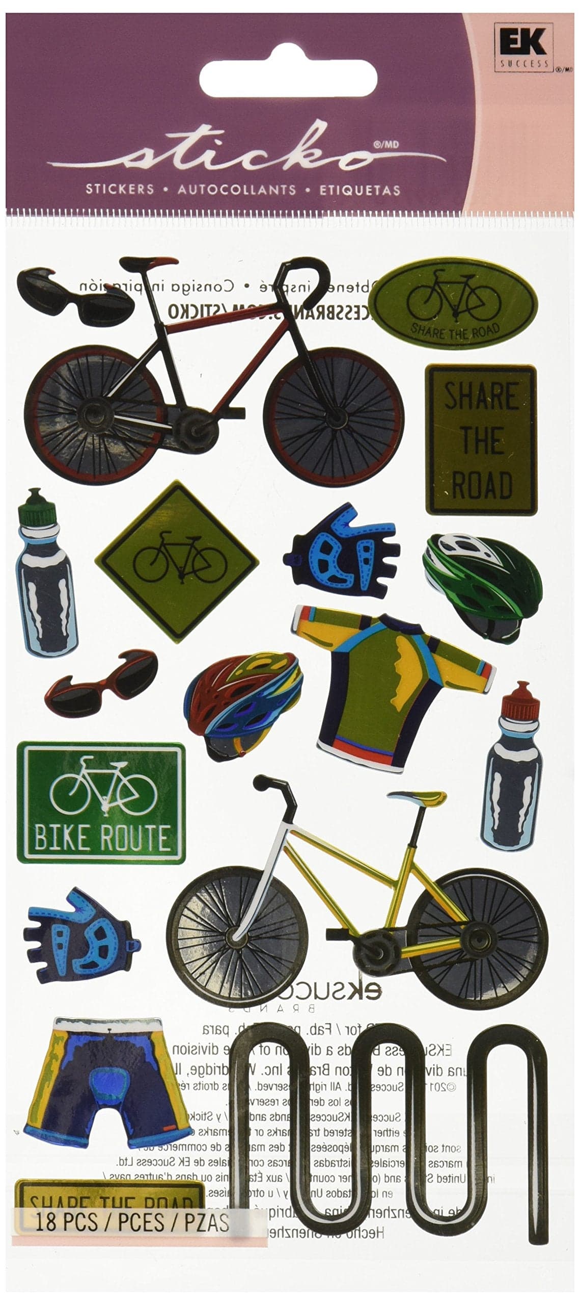 Sticko Biking Stickers