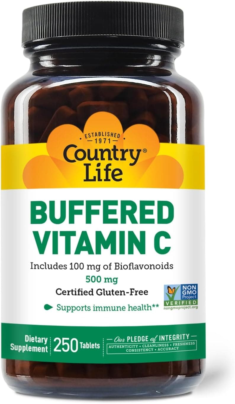 Buffered Vitamin C 500mg Tablets for Adults