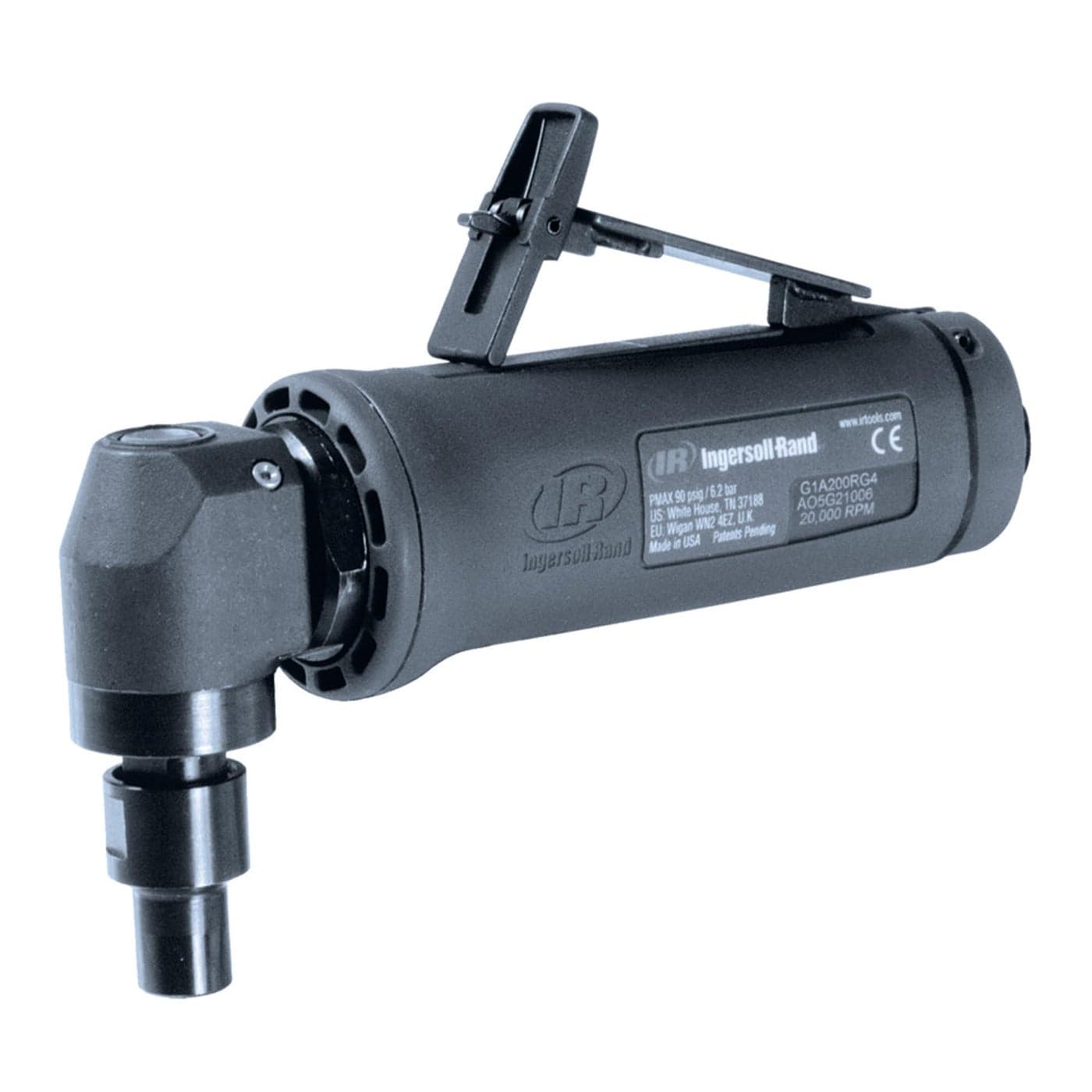 Ingersoll Rand G1A200RG4 Angle Air Die Grinder 20000 RPM 04 HP 14 Collet Rear Exhaust