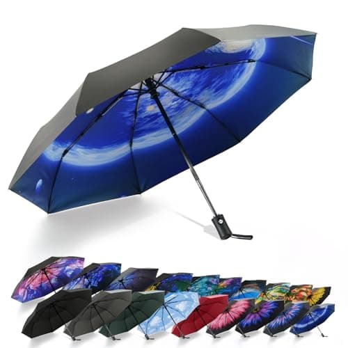 SY COMPACT Travel Umbrella Windproof Automatic Umbrellas Small Compact UV Sun Protection Factory Outlet Umbrella