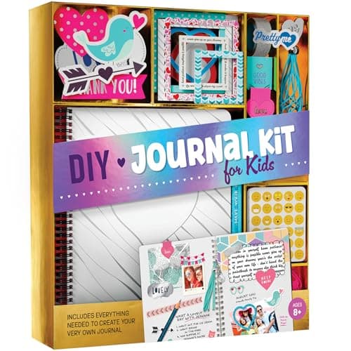 Pretty Me DIY Journal Kit for Girls Gift for 814 Year Old Girl Cool Birthday Gifts Ideas for Teens Fun Cute Art Crafts Kits for Tween Teenage Kids Scrapbook Diary Supplies Toy Set