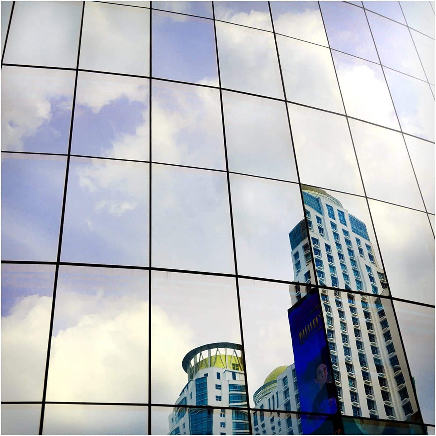 BDF S05 Window Film Daytime Privacy and Heat Control Mirror Silver 5 Very Dark 36in X 12ft