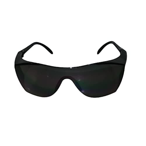 Vast SAFETY GOGGLES SAFETY GLASSES FOR BIKING, RIDING, FOR MEN, WOMEN, BOYS, GIRLS Welding, Laboratory, Blowtorch, Wood-working, Power Tool Safety Goggle (SAFETY GOGGLES NO.2) (BLACK- PACK OF 1)