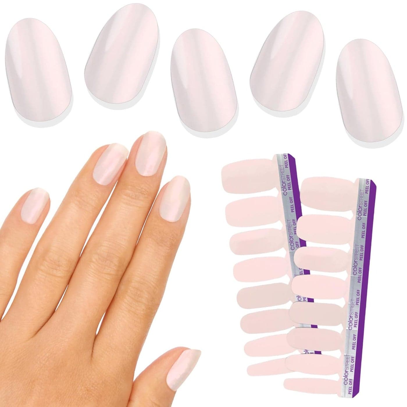 Color Street Glazed Over - Nail Strips