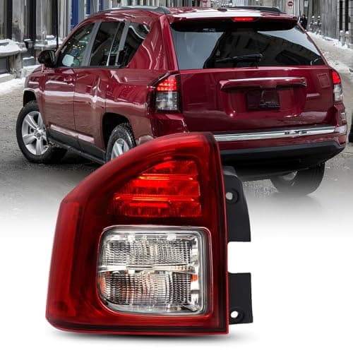 AUTOONE - For 2014 2015 2016 2017 Jeep Compass Tail Light Assembly Factory Taillights with Bulbs, Driver Side(LH)