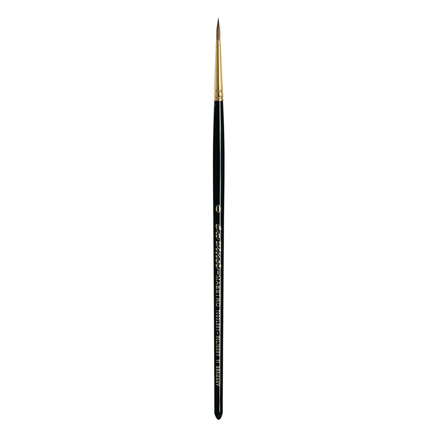 da Vinci Watercolor Series 11 Maestro Paint Brush, Fuller English Round Kolinsky Red Sable, Size 0